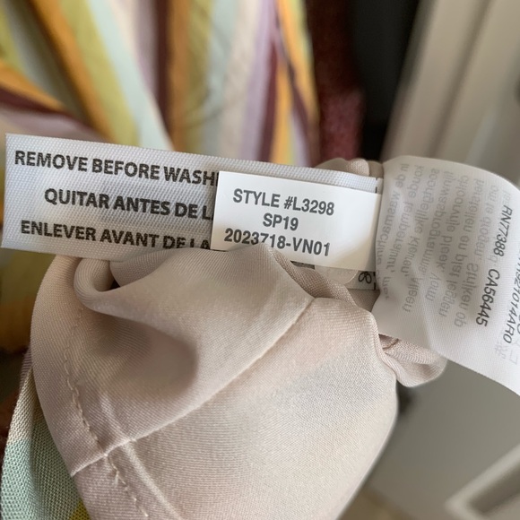 NWOT Madewell Striped Scoop-Back Dress 2 - Picture 7 of 9